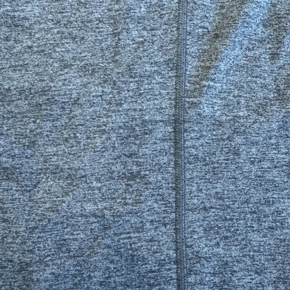 Lululemon Cool Racerback Exhale Tank Top Gray Mesh Cut Out size 4 EUC - Picture 7 of 7